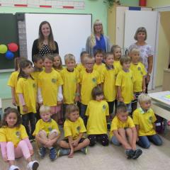 OŠ Most na Soči - prvošolci 2018/19 (Foto arhiv šole)